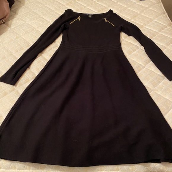 INC Concepts Black Sweater Dress - Picture 2 of 6
